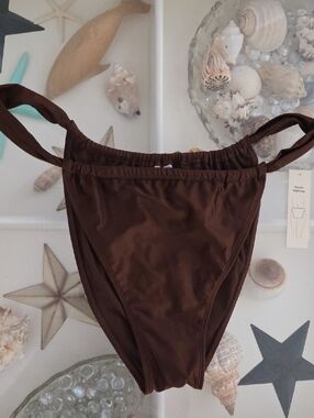 XXL(20)No Boundaries Brown Swim Bottoms